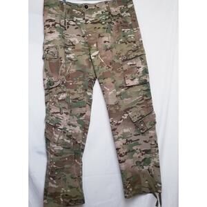 Men's Camo Cargo Pants Work Trousers Tactical Combat Outdoor 8 Pockets Size 40
